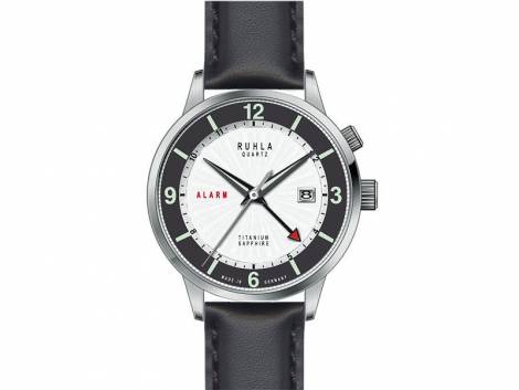 Herrenuhr RU-34801 Titan matt Ziffernblatt schwarz/weiss ...