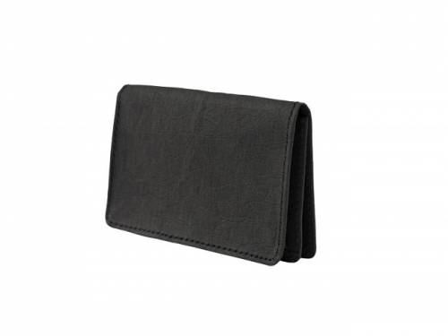 Visitenkarten-Etui aus veganem Material auf Papierbasis schwarz - Bild vergr��ern 