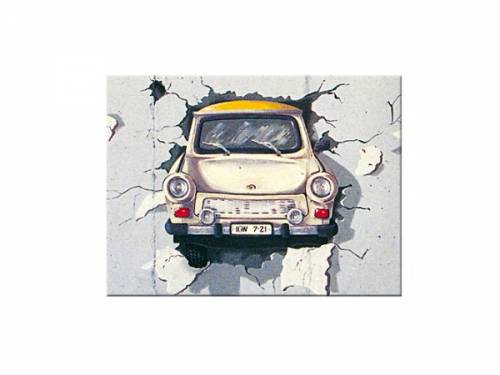 Deko-Magnet -Trabant - Wall- Retro-Style von Nostalgic-Art - Bild vergrern 