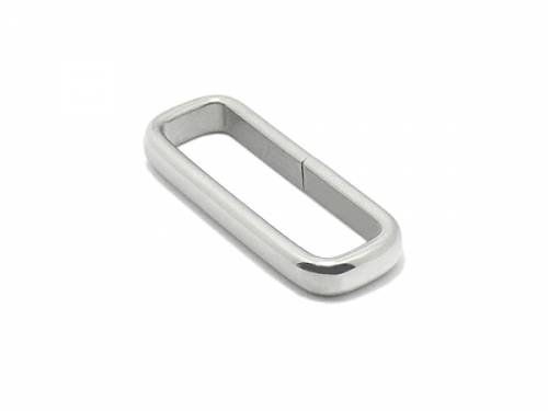 Ersatzschlaufe 18mm silberfarben Edelstahl poliert - Bild vergrern 