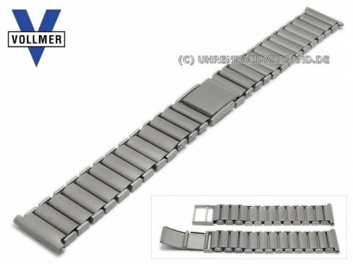 Uhrenarmband -Sinsheim- 18mm Titan Faltschliee von Vollmer - Bild vergrern 