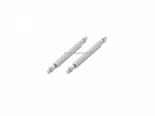 Federstege PREMIUM Edelstahl silberfarben 12mm (1 Paar) Durchmesser 1.5 mm SWISS MADE - Bild vergr��ern 