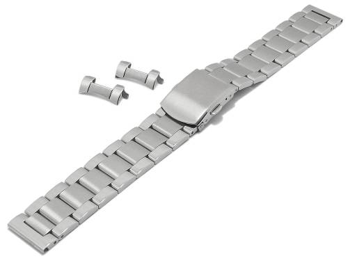 SPECIAL: Uhrenband 22mm Edelstahl massiv Wechselansto� rund & gerade Schnellk�rz-Funktion (EASY-CLICK optional) von BEAR - Bild vergr��ern 
