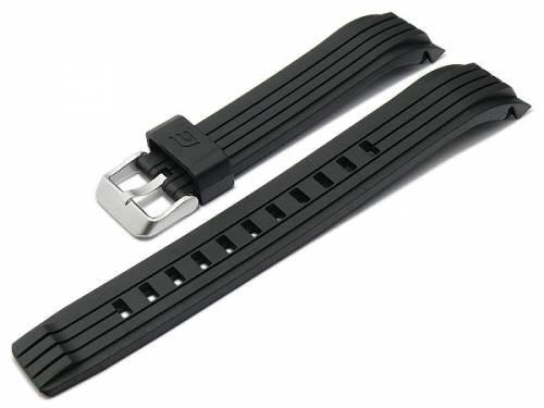 CASIO Ersatz-Uhrenarmband schwarz Kunststoff (10640266) Spezialansto fr ECB-30 - Bild vergrern 