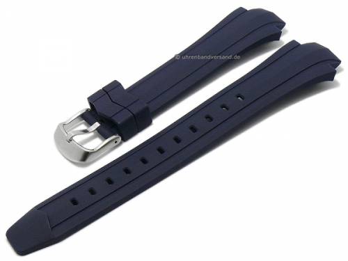 CASIO Ersatz-Uhrenarmband dunkelblau Kunststoff (10249759) Spezialansto� f�r EF-514-2AV - Bild vergr��ern 