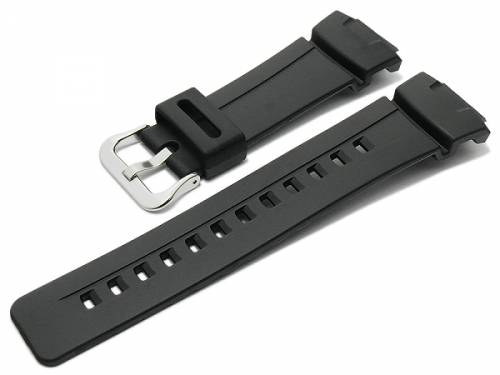 CASIO- Ersatzband 16mm schwarz Kunststoff G-SHOCK (10001449) f�r G-100, G-200, G-2110 usw. - Bild vergr��ern 