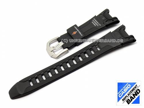 CASIO Ersatz-Uhrenarmband schwarz Kunststoff (10262751) Spezialansto� f�r PRW-1300, PAW-1300 etc. - Bild vergr��ern 