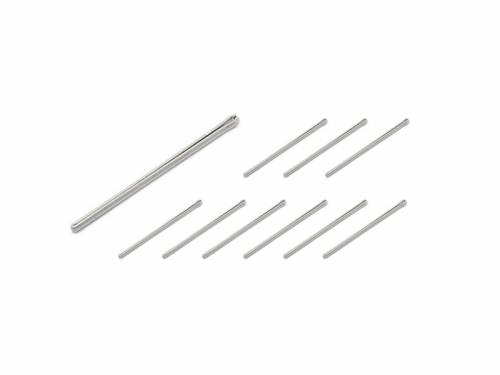 10tlg Sortiment Bandsplinte 28mm Durchmesser 1,2mm f�r Metall-Uhrenarmb�nder - Bild vergr��ern 