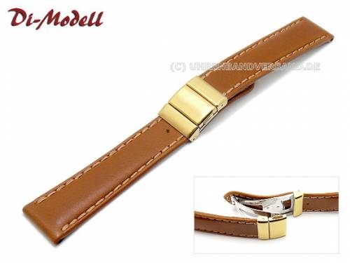 Sonderangebot: Uhrenarmband 18mm braun Di-Modell -Oregon FS- Faltschlie�e (Schlie�enansto� 16 mm) - Bild vergr��ern 