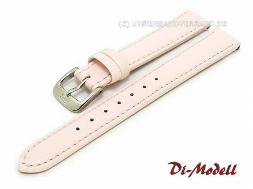 Uhrenarmband XS 14mm rosa Di-Modell -Lifestyle- glatt abgen�ht (Schlie�enansto� 12 mm) - Bild vergr��ern 