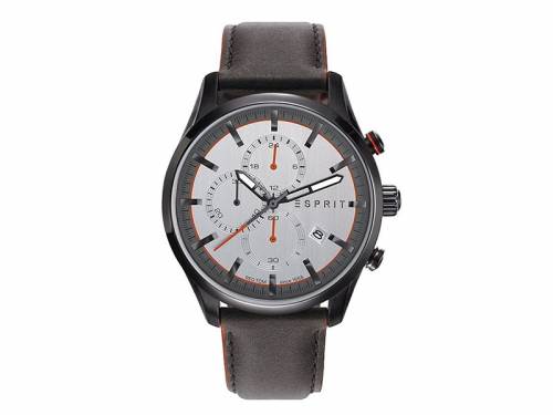 ABVERKAUF: Chronograph Edelstahl schwarz Ziffernblatt silberfarben von ESPRIT (*ES*HU*) - Bild vergr��ern 