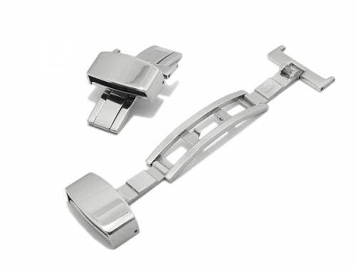 Butterfly-Faltschlie�e (EmBFS-71) 20mm Edelstahl poliert ohne Dr�cker - Bild vergr��ern 