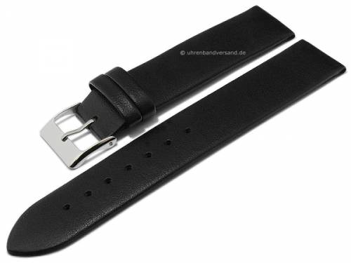 Uhrenarmband -Meran- 16mm schwarz VEGAN aus Apfel-Fasern ohne Naht von BARINGTON (Schlieenansto 16 mm) - Bild vergrern 