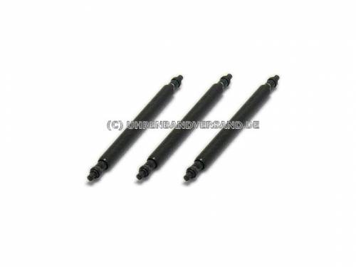 3tlg Federsteg-Sortiment 24mm schwarz Edelstahl Durchmesser 1,78mm - Bild vergr��ern 