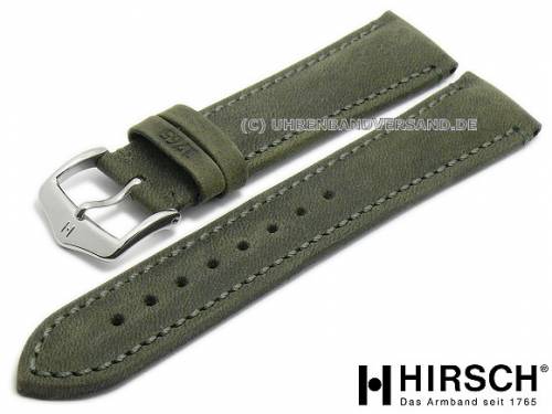 Uhrenarmband (050-33) Heritage 24mm anthrazit Leder Vintage-Look mit EASY-CLICK-Stegen HIRSCH (Schlie�enansto� 22 mm) - Bild vergr��ern 