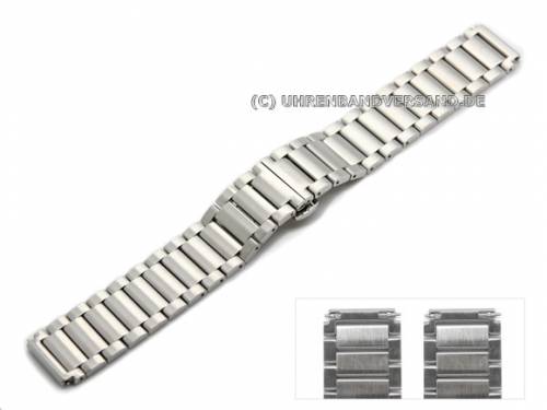 Uhrenarmband 18mm Edelstahl Quick-Release f�r Huawei Smartwatches (Schlie�enansto� 21 mm) - Bild vergr��ern 