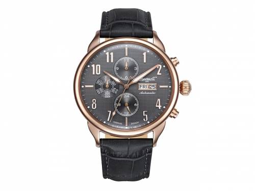 Automatik-Armbanduhr elegant ros�goldfarben Ziffernblatt anthrazit von INGERSOLL (*IN*HU*) - Bild vergr��ern 