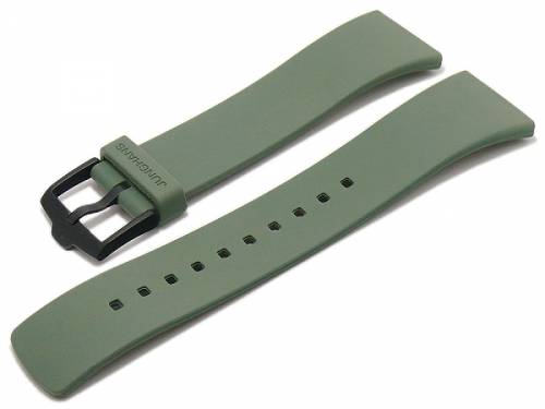 Ersatzband Junghans Spezialansto� gr�n Kautschuk f�r Force Mega Solar 018/1000 etc - Bild vergr��ern 