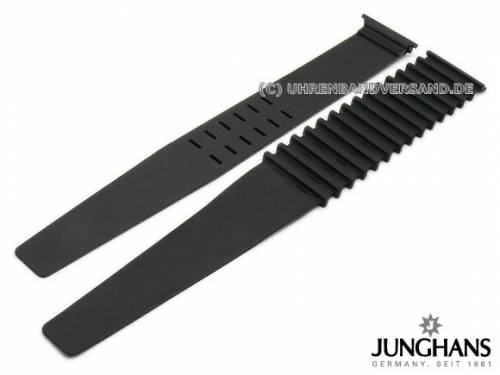 Ersatz Silikoneinlage JUNGHANS schwarz 2-teilig fr Keramikband 011/1210 011/1300 etc. - Bild vergrern 