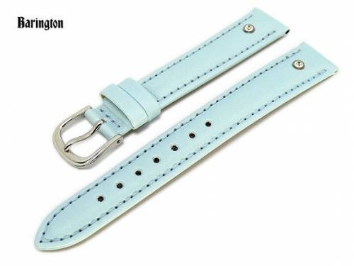 Uhrenarmband 18mm hellblau Barington -Kristall- mit Swarovski-Kristallen (Schlie�enansto� 16 mm) - Bild vergr��ern 