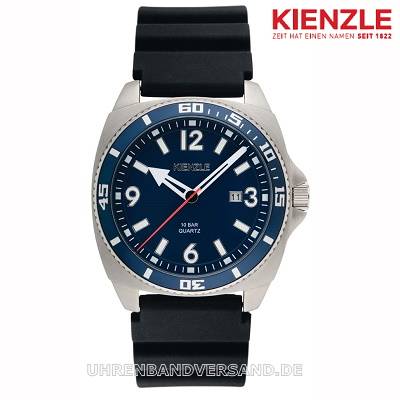 1a Angebot: Sportliche Taucheruhr Ziffernblatt dunkelblau von Kienzle (*KN*HU*) - Produktbild 