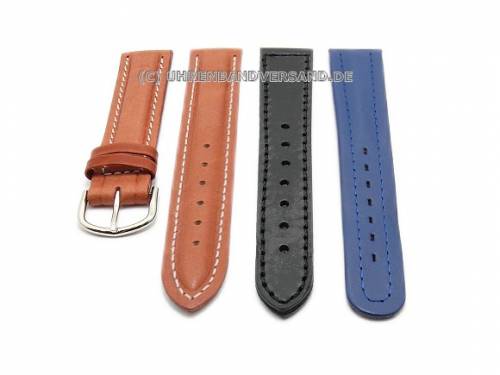 ABVERKAUF: 3 Uhrenarmbnder aus Leder 08-24mm verschiedene Farben - Bild vergrern 