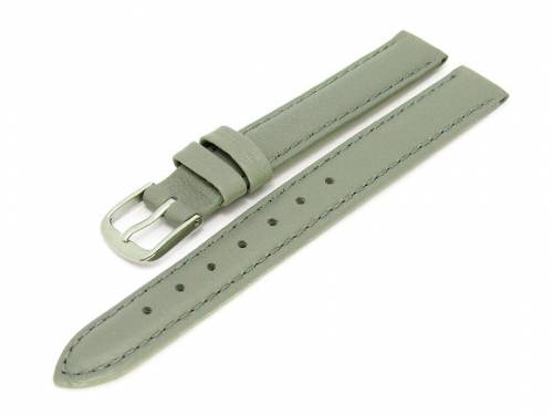 Uhrenarmband -Classic Standard- XL 14mm grau glatte Oberflche (Schlieenansto 12 mm) - Bild vergrern 