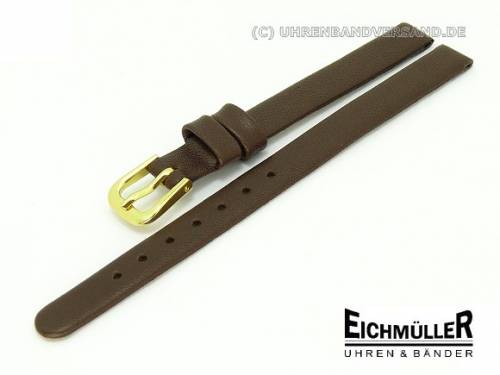 Uhrenarmband 08mm dunkelbraun glatte Oberfl�che von Eichm�ller - Bild vergr��ern 