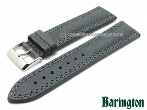 Uhrenarmband 22mm grau Barington -Natur-Kalb- (Schlie�enansto� 20 mm) - Bild vergr��ern 