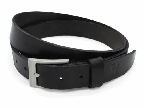 1 G�rtel HANDMADE IN GERMANY -Quirin- schwarz Leder vegetabil gegerbt von RIEMENMEISTER - Gr��e 70 (Breite ca. 3 cm) - Bild vergr��ern 