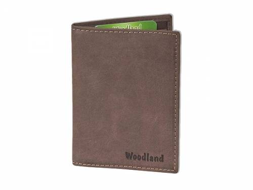 Ausweis- und Kartenetui echt B�ffelleder braun mit RFID Schutz von Woodland - Bild vergr��ern 