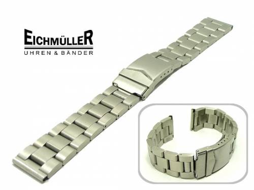 Uhrenarmband Edelstahl 20mm massiv von Eichm�ller - Bild vergr��ern 