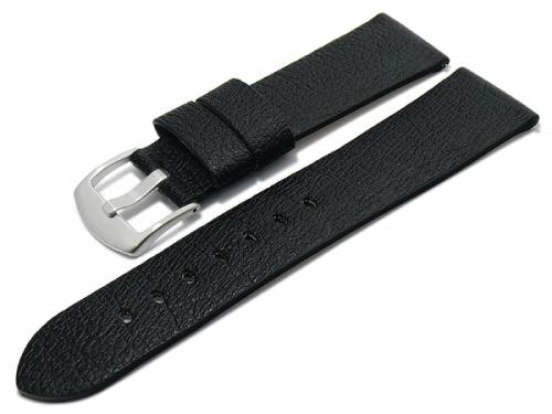 Meyhofer EASY-CLICK Uhrenarmband -Berea- 22mm schwarz aus Apfel-Fasern VEGAN geprgt (Schlieenansto 20 mm) - Bild vergrern 