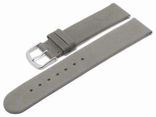 Meyhofer EASY-CLICK Uhrenarmband -Zermatt- 16mm graubraun Ziegen-Leder genarbt (Schlie�enansto� 16 mm) - Bild vergr��ern 