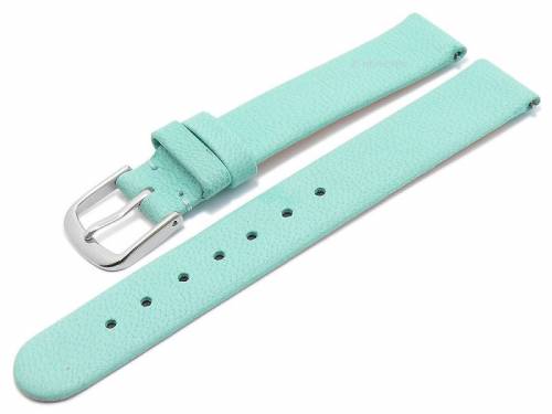 Meyhofer EASY-CLICK Uhrenarmband -Zermatt- 12mm trkis Ziegen-Leder genarbt (Schlieenansto 12 mm) - Bild vergrern 