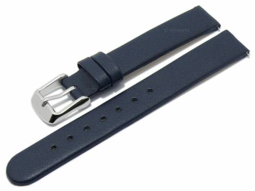Meyhofer EASY-CLICK Uhrenarmband -Grayton- 14mm dunkelblau aus Apfel-Fasern VEGAN seidenmatt (Schlie�enansto� 14 mm) - Bild vergr��ern 
