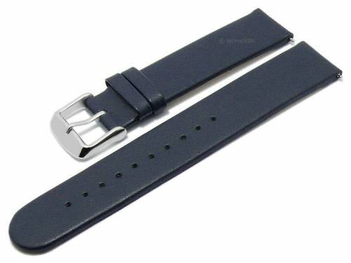 Meyhofer EASY-CLICK Uhrenarmband -Grayton- 16mm dunkelblau aus Apfel-Fasern VEGAN seidenmatt (Schlie�enansto� 16 mm) - Bild vergr��ern 