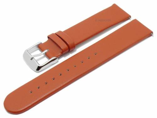 Meyhofer EASY-CLICK Uhrenarmband -Grayton- 16mm rostbraun aus Apfel-Fasern VEGAN seidenmatt (Schlie�enansto� 16 mm) - Bild vergr��ern 