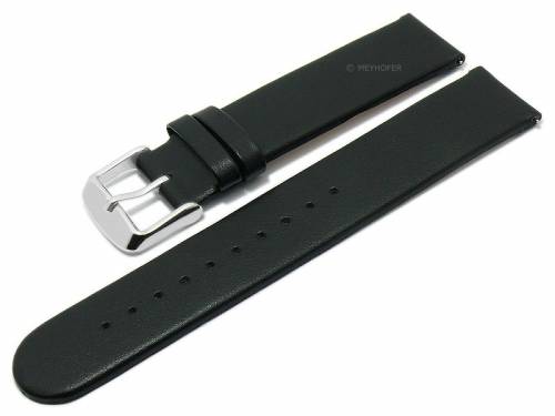 Meyhofer EASY-CLICK Uhrenarmband -Grayton- 22mm schwarz aus Apfel-Fasern VEGAN seidenmatt (Schlieenansto 22 mm) - Bild vergrern 