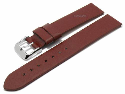 Meyhofer EASY-CLICK Uhrenarmband -Wilburton- 22mm rotbraun aus Kaktus-Fasern VEGAN seidenmatt (Schlieenansto 22 mm) - Bild vergrern 