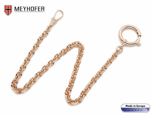 Taschenuhrkette -Pillnitz- ros�goldfarben Edelstahl Ankerkette kleine Glieder von MEYHOFER - Bild vergr��ern 