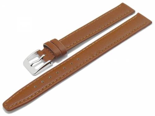 Uhrband XL -Passau- 13mm hellbraun Leder HANDMADE in GERMANY von Meyhofer optional mit Easy-Click (Schlie�e 12 mm) - Bild vergr��ern 