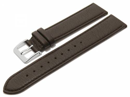 Uhrenband -Willingen- 22mm dunkelbraun Leder HANDMADE in GERMANY von Meyhofer optional mit Easy-Click (Schlie�e 18 mm) - Bild vergr��ern 