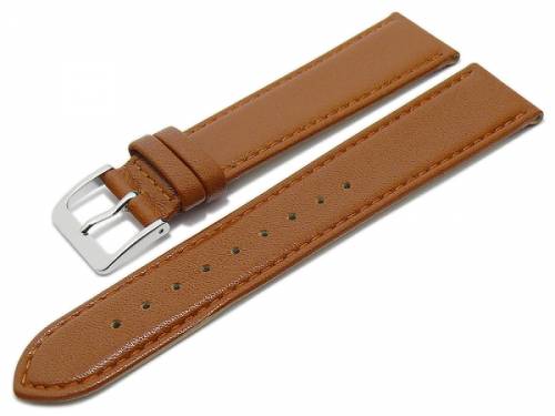 Uhrenband XS -Korbach- 16mm hellbraun Leder HANDMADE in GERMANY von Meyhofer optional mit Easy-Click (Schliee 14 mm) - Bild vergrern 