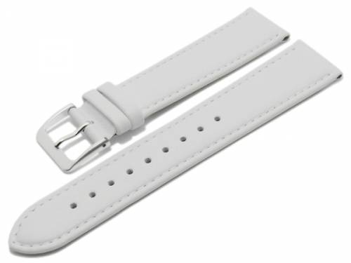 Uhrenband -Willingen- 16mm wei� Leder HANDMADE in GERMANY von Meyhofer optional mit Easy-Click (Schlie�e 16 mm) - Bild vergr��ern 