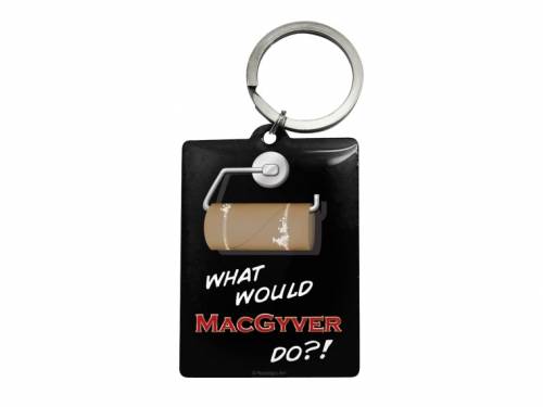 Retro-Schl�sselanh�nger/Taschenanh�nger What would MacGyver Do?! von Nostalgic-Art - Bild vergr��ern 