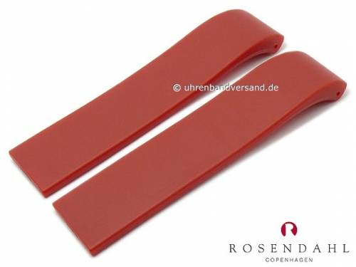 Ersatz-Uhrenarmband ROSENDAHL 20mm rot Synthetik glatt ohne Naht f�r Watch II 43128 - Bild vergr��ern 