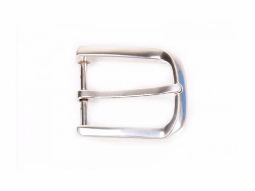 G�rtel-Dornschlie�e Metall silberfarben passend f�r G�rtelbreite 40mm - Bild vergr��ern 