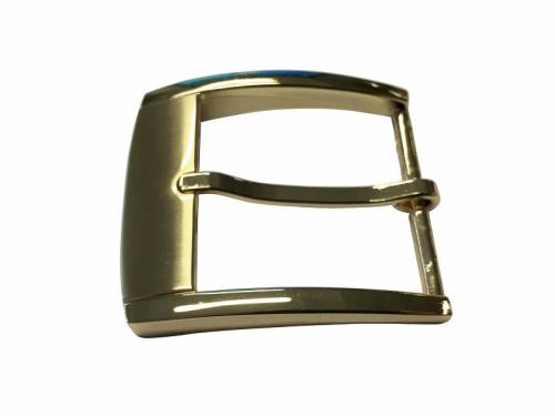 G�rtel-Dornschlie�e Metall goldfarben passend f�r G�rtelbreite 40 mm - Bild vergr��ern 