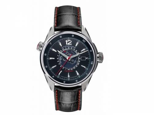 Automatik-Armbanduhr Gagarin Sports Edelstahl silberfarben Ziffernblatt schwarz/anthrazit  von STURMANSKIE (*ST*HU*) - Bild vergr��ern 